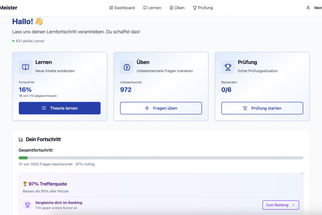 Anzeige | Taxi Meister, die digitale Vorbereitung für den Taxi-Unternehmerschein