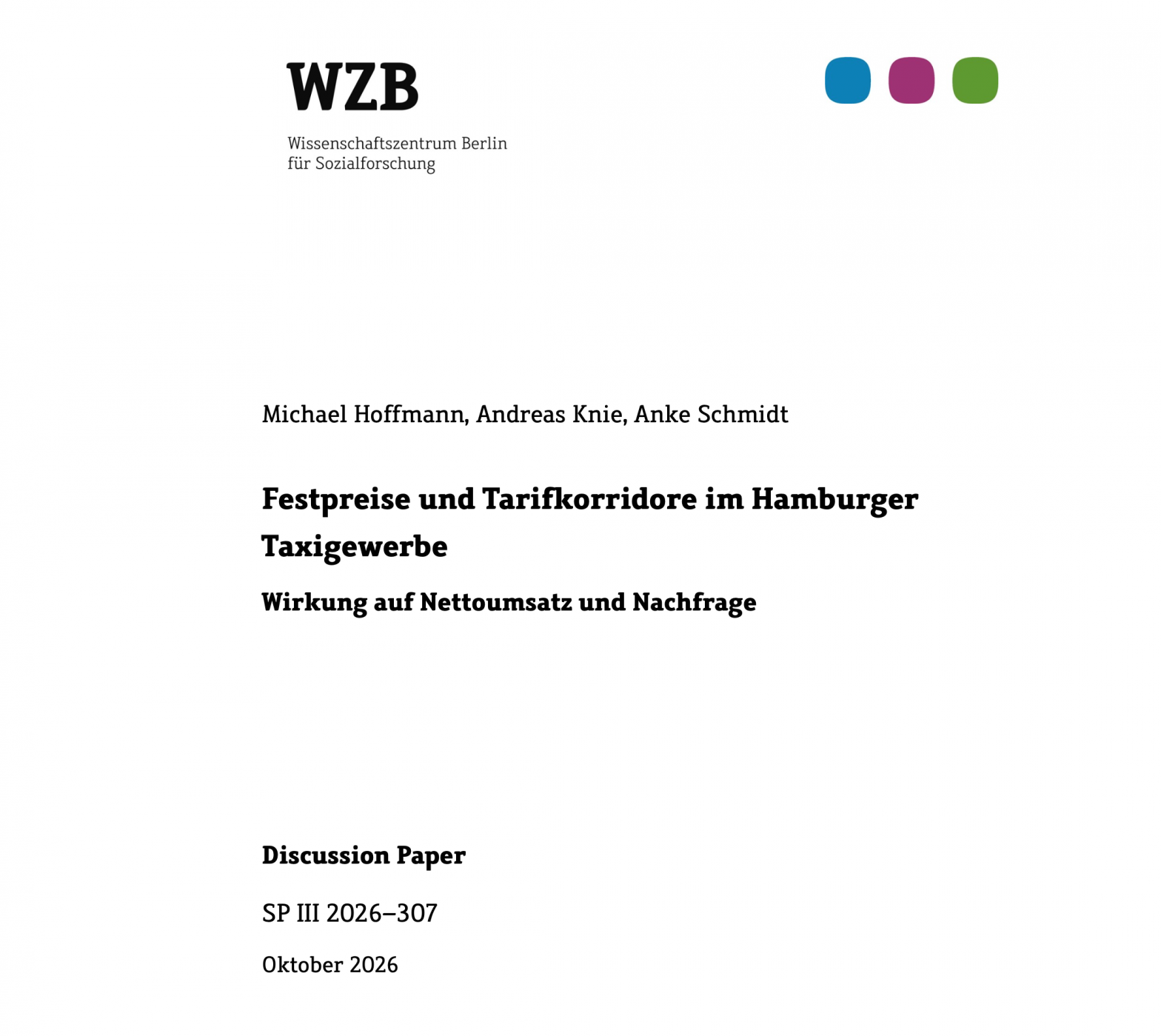 Flexible Taxipreise funktionieren: Hamburger Modellversuch zeigt deutliches Umsatzplus
